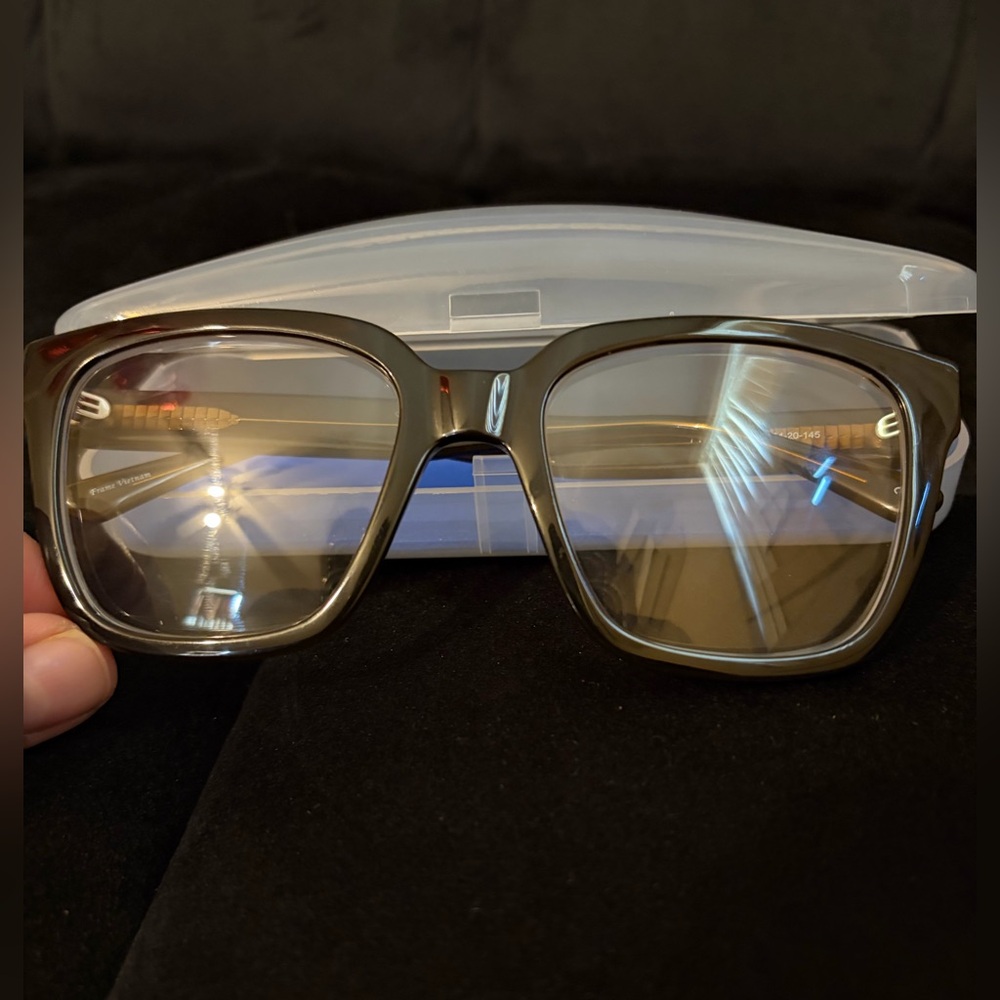 Prescription brown eyeglasses